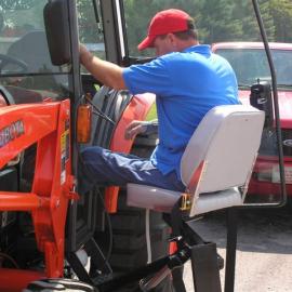 Modified Kubota with Chair Lift