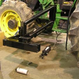 Modified John Deere with Chair Lift